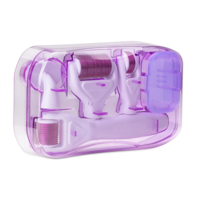DRS® 6 In 1 Microneedle Derma Roller Kit (3 Rollers + Stamp + Extras)